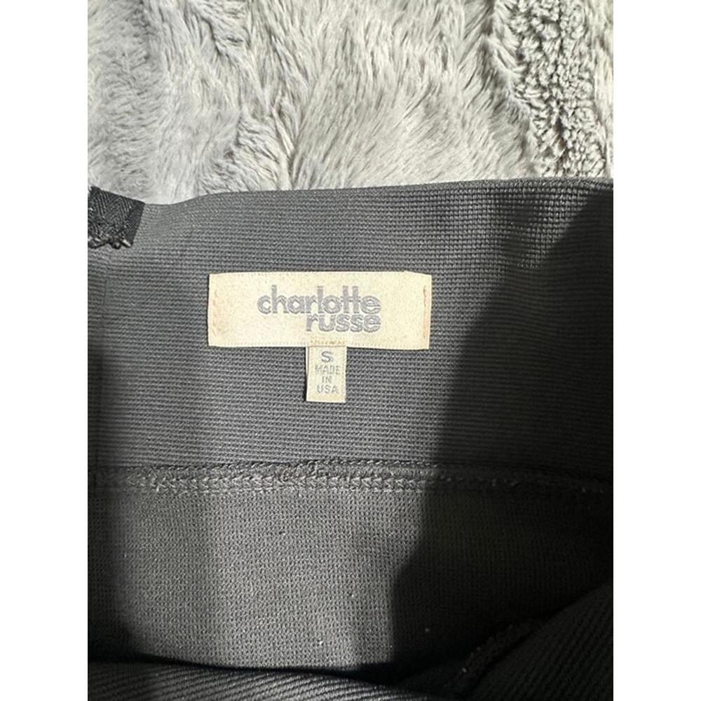 Charlotte Russe Gray Bandage Mini Skirt – Size Small - Picture 2 of 2